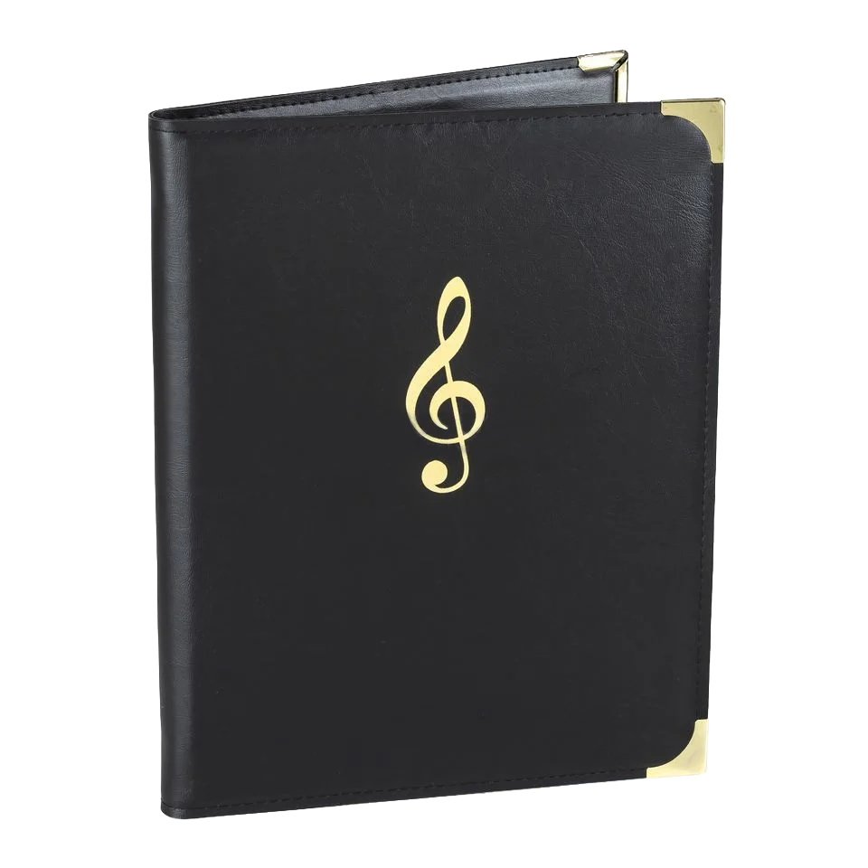 Chormappe-Classic-black-mit-4-Ringmechanik