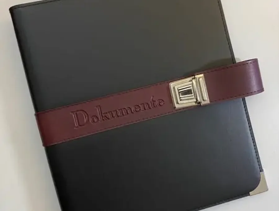 Dokumentenmappe für Unternehmen und Institutionen