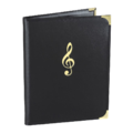 Chormappe CLASSIC CN1 schwarz mit Logo