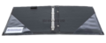 Chormappe-PREMIUM-schwarz-2 Gummibänder-4-Ribngmechnik-2 Seitenfächer-Namensfach-Halteband